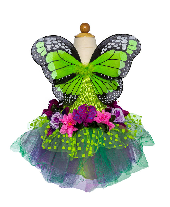 Great Pretenders - Fairy Blooms Deluxe Green Dress Size 5-6