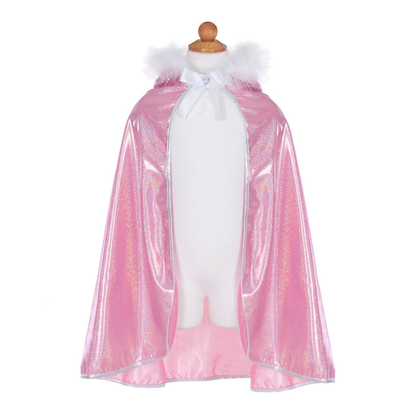 Great Pretenders - Pink Glitter Princess Cape - Size 4-6