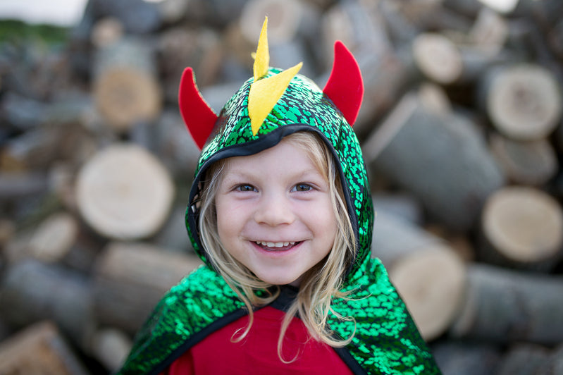 Great Pretenders - Reversible Dragon Knight Cape - Size 5-6