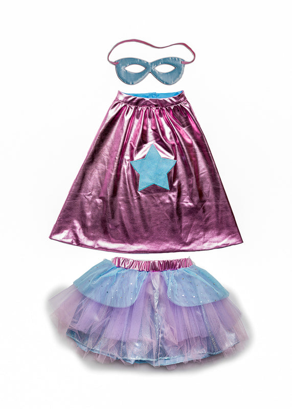 Great Pretenders - Superduper Tutu, Cape & Mask Size 4-6