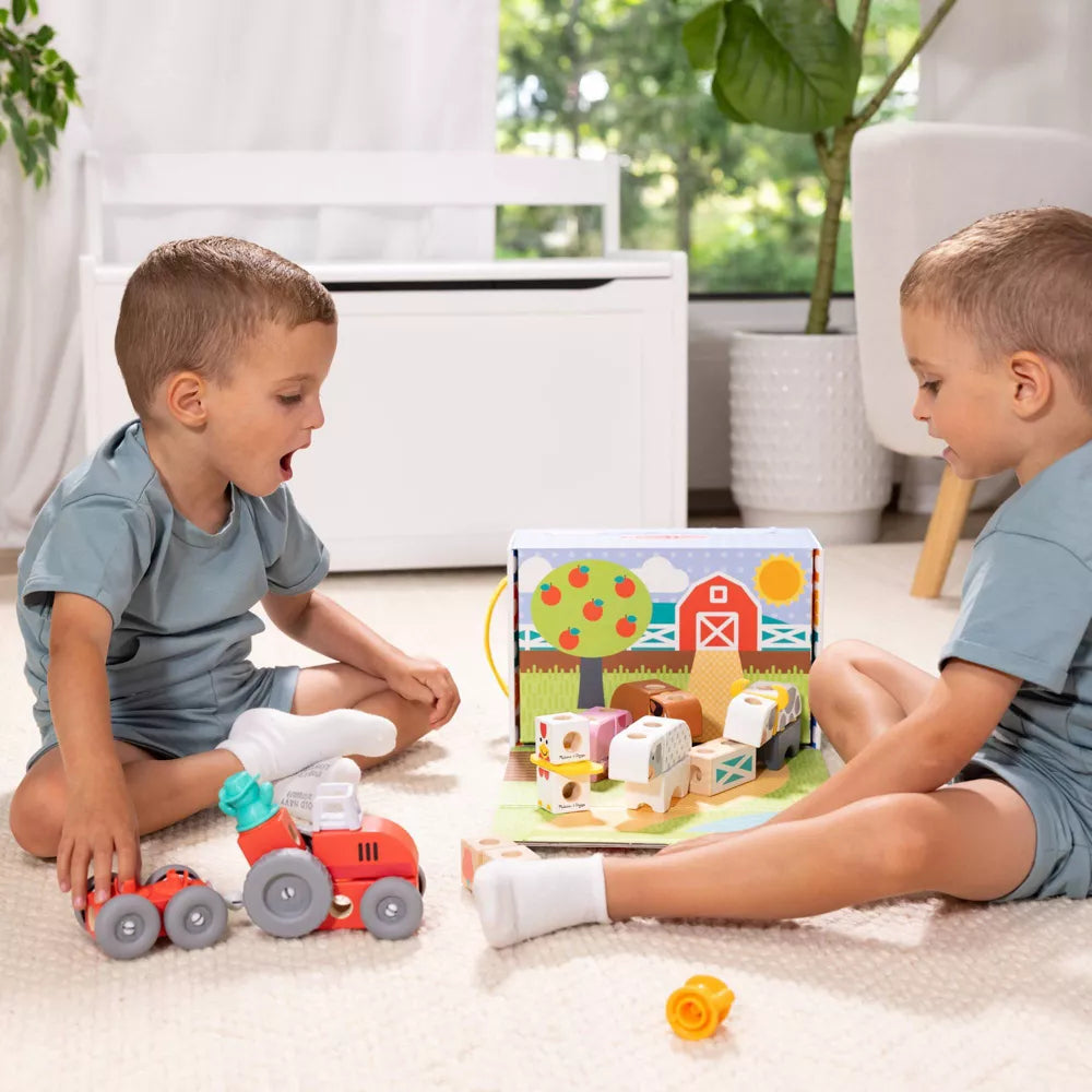 Melissa & Doug - Blockables Farm Play Set