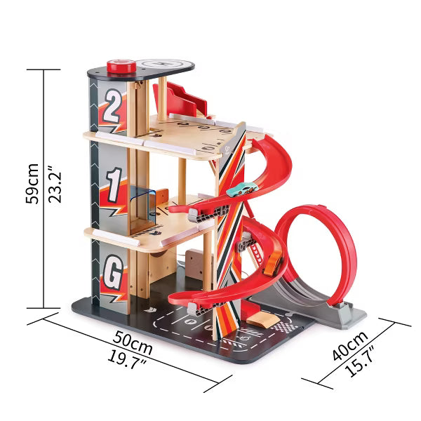 Hape - Gearhead Stunt Garage