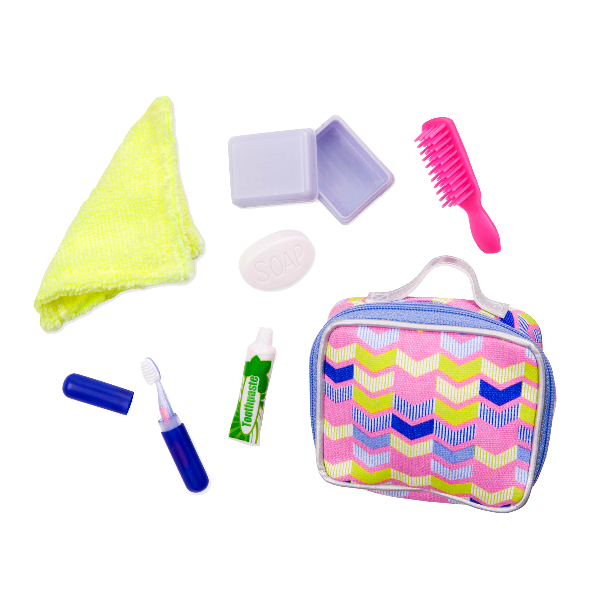 Sleepover toiletry bag playset