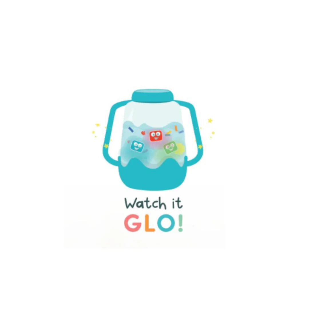 Jellystone - Glo Pals Sensory Play Jar Blue