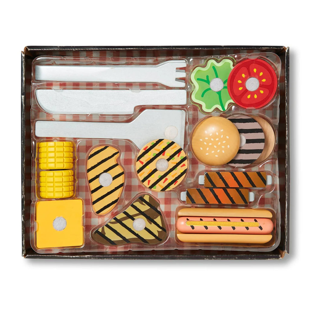 Melissa and Doug - Grill & Serve BBQ Set