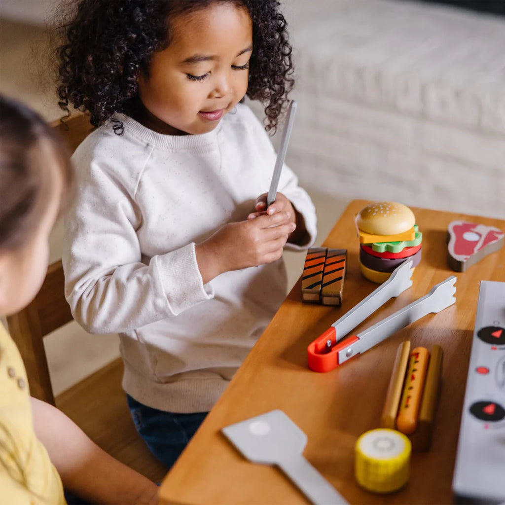 Melissa and Doug - Grill & Serve BBQ Set
