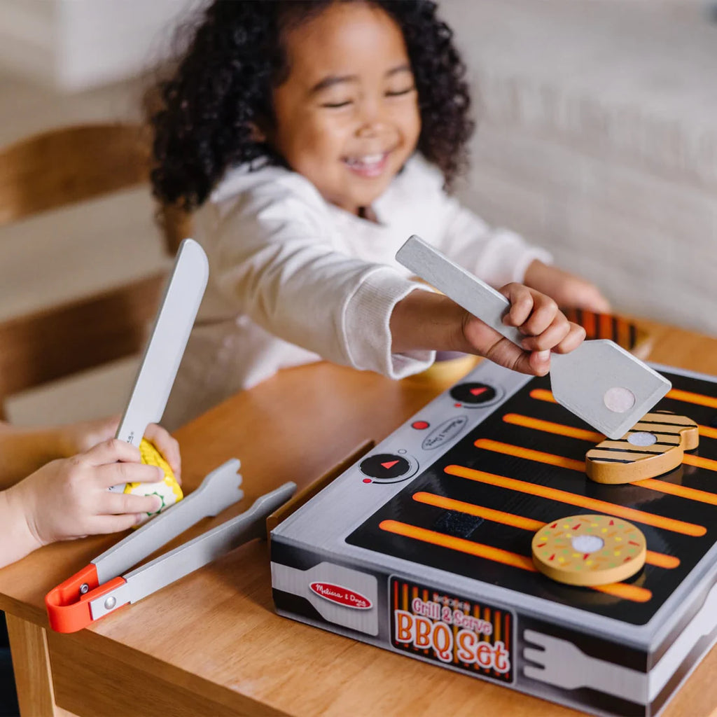 Melissa and Doug - Grill & Serve BBQ Set