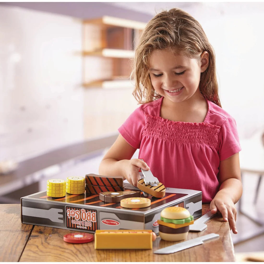 Melissa and Doug - Grill & Serve BBQ Set