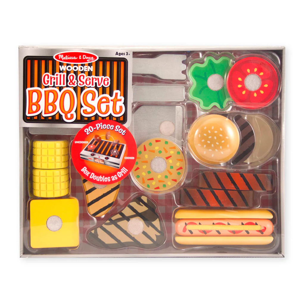 Melissa and Doug - Grill & Serve BBQ Set