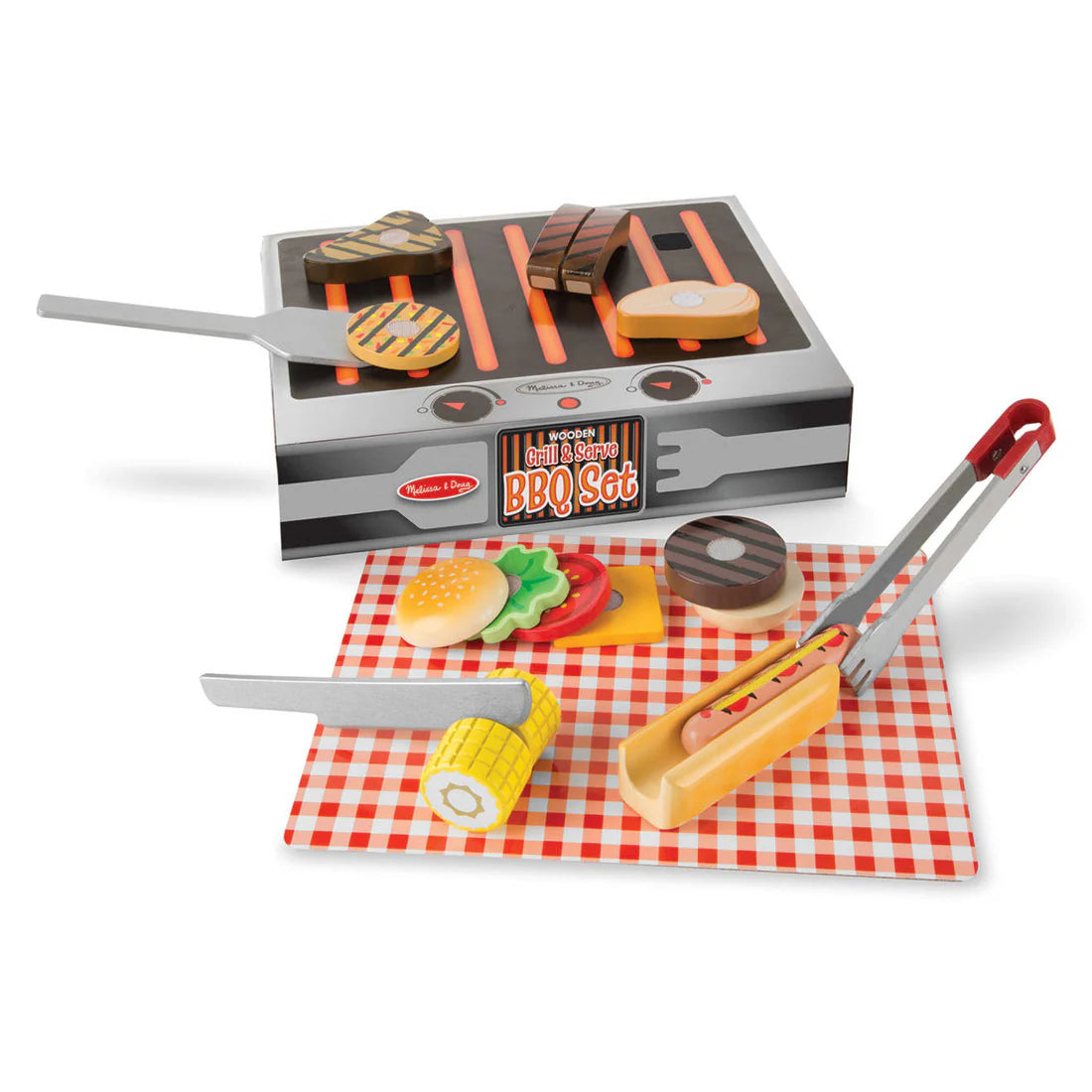 Melissa and Doug - Grill & Serve BBQ Set