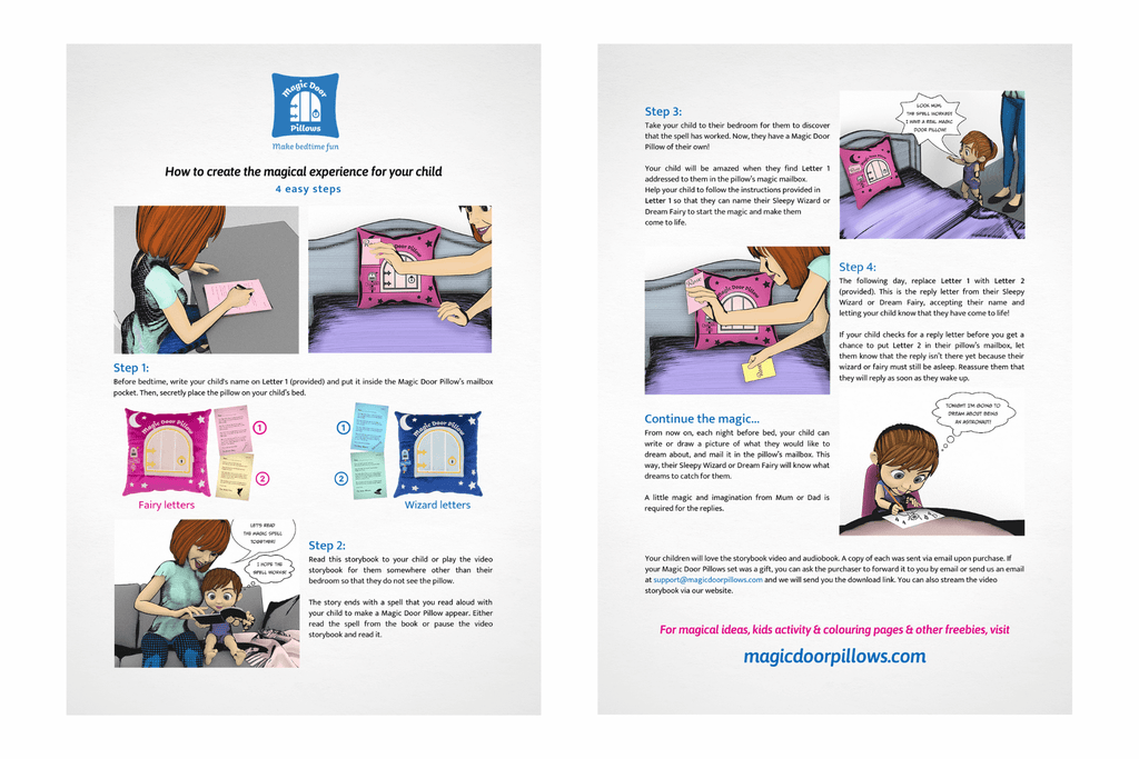 Magic Door Pillow - Fairy