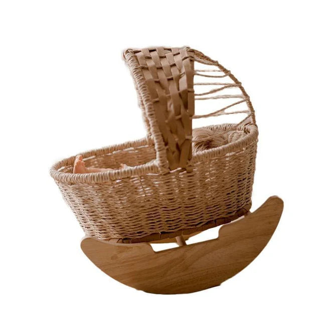 Q Toys - Jute Doll Cradle