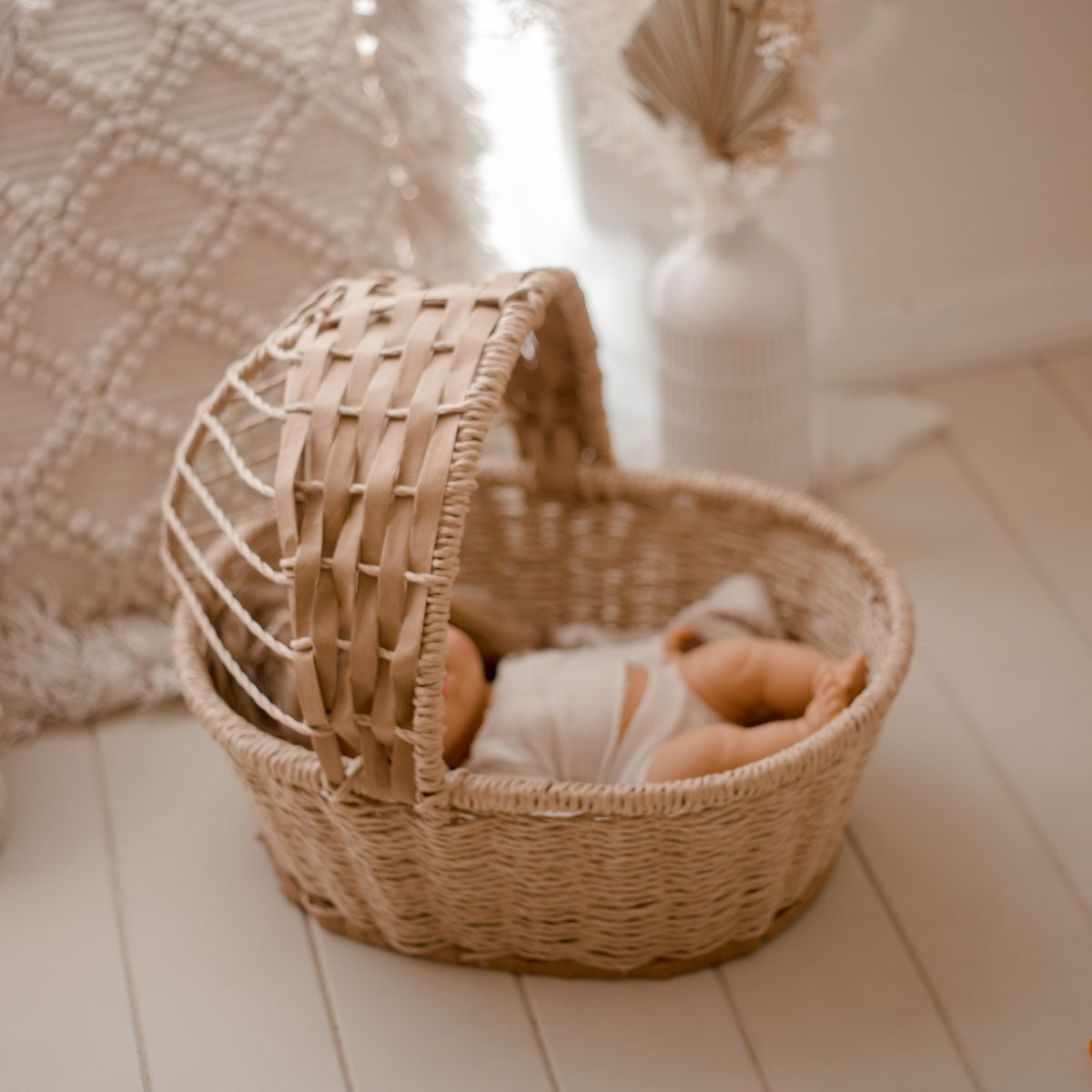 Q Toys - Jute Doll Basket