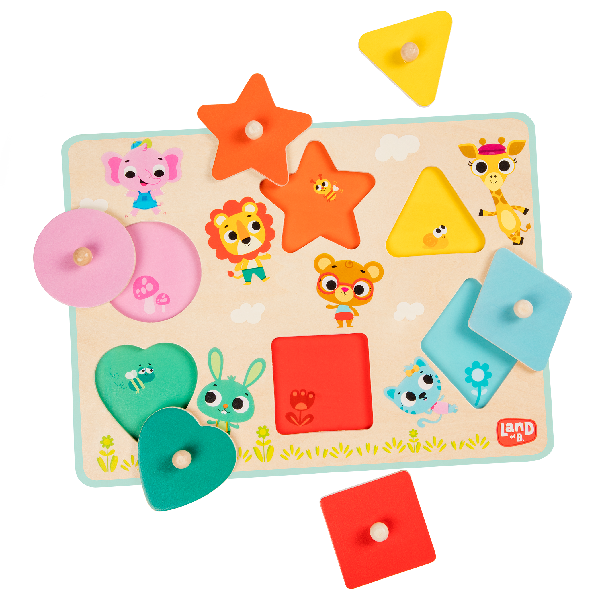 B. toys - Puzzle Shapely Colour Puzzle