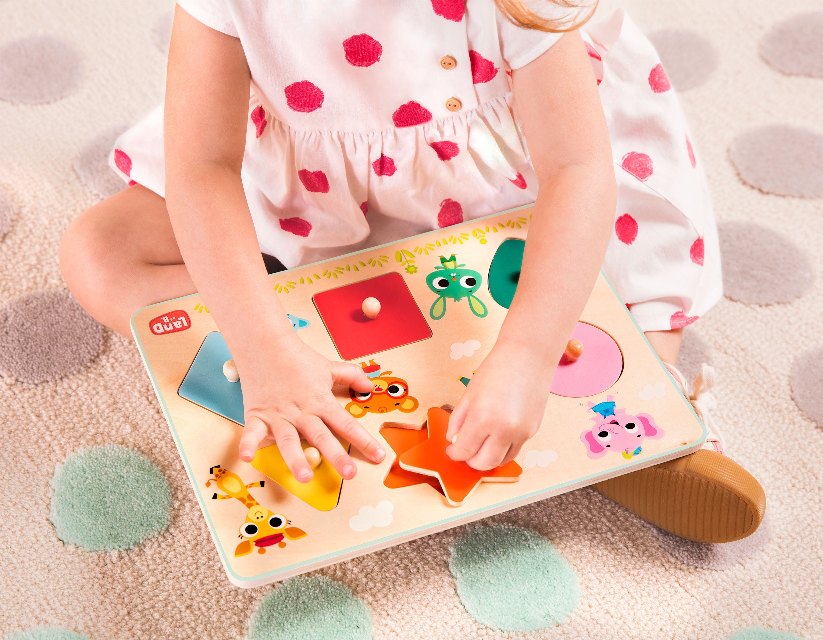 B. toys - Puzzle Shapely Colour Puzzle