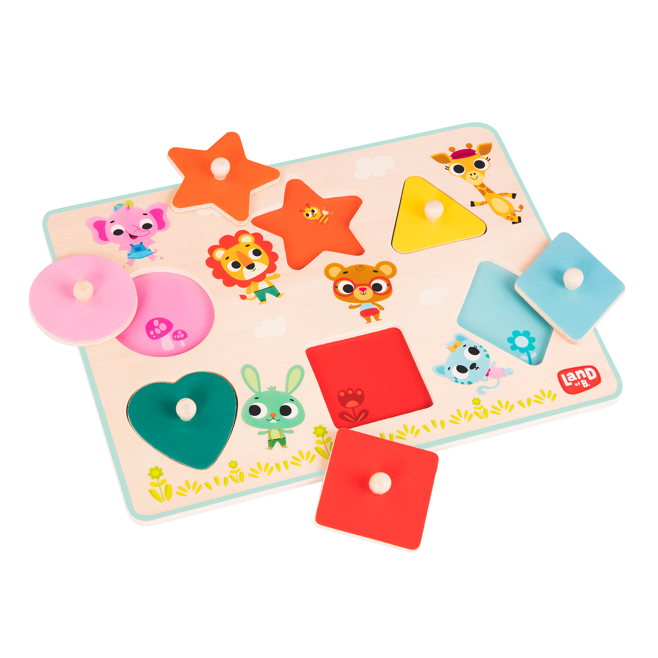 B. toys - Puzzle Shapely Colour Puzzle