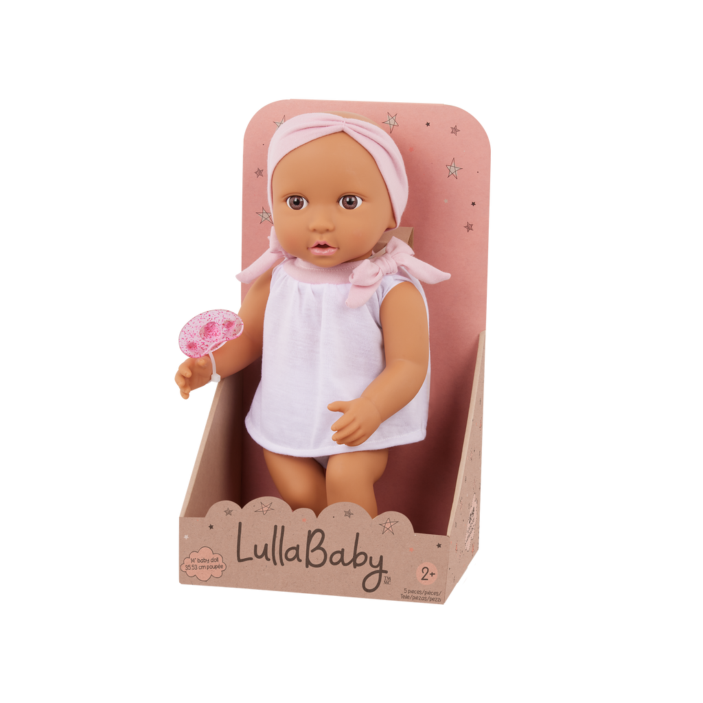 LullaBaby Doll with Pacifier Accessory
