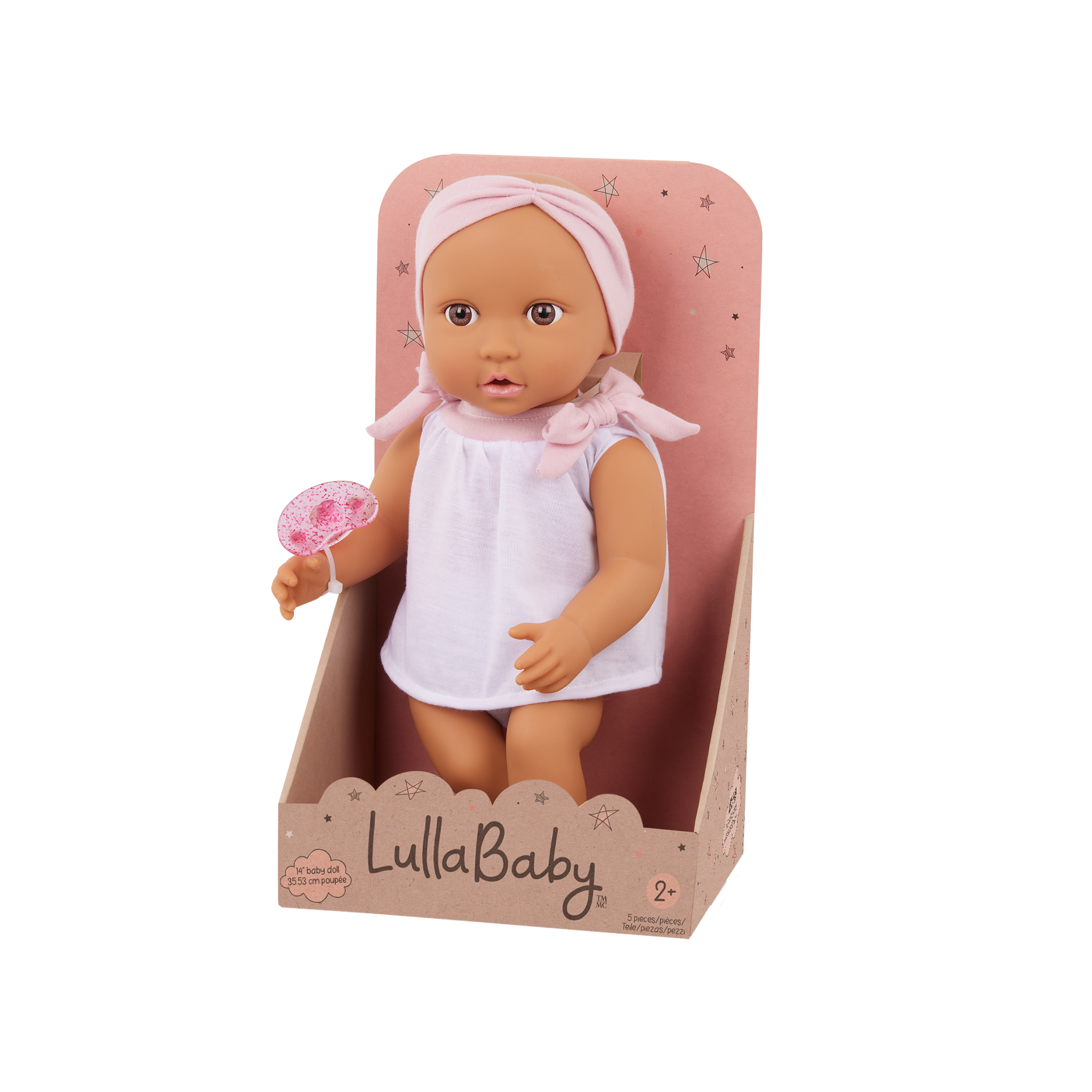 LullaBaby Doll with Pacifier Accessory