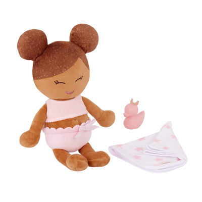 LullaBaby Plush Bath Doll & Accessories