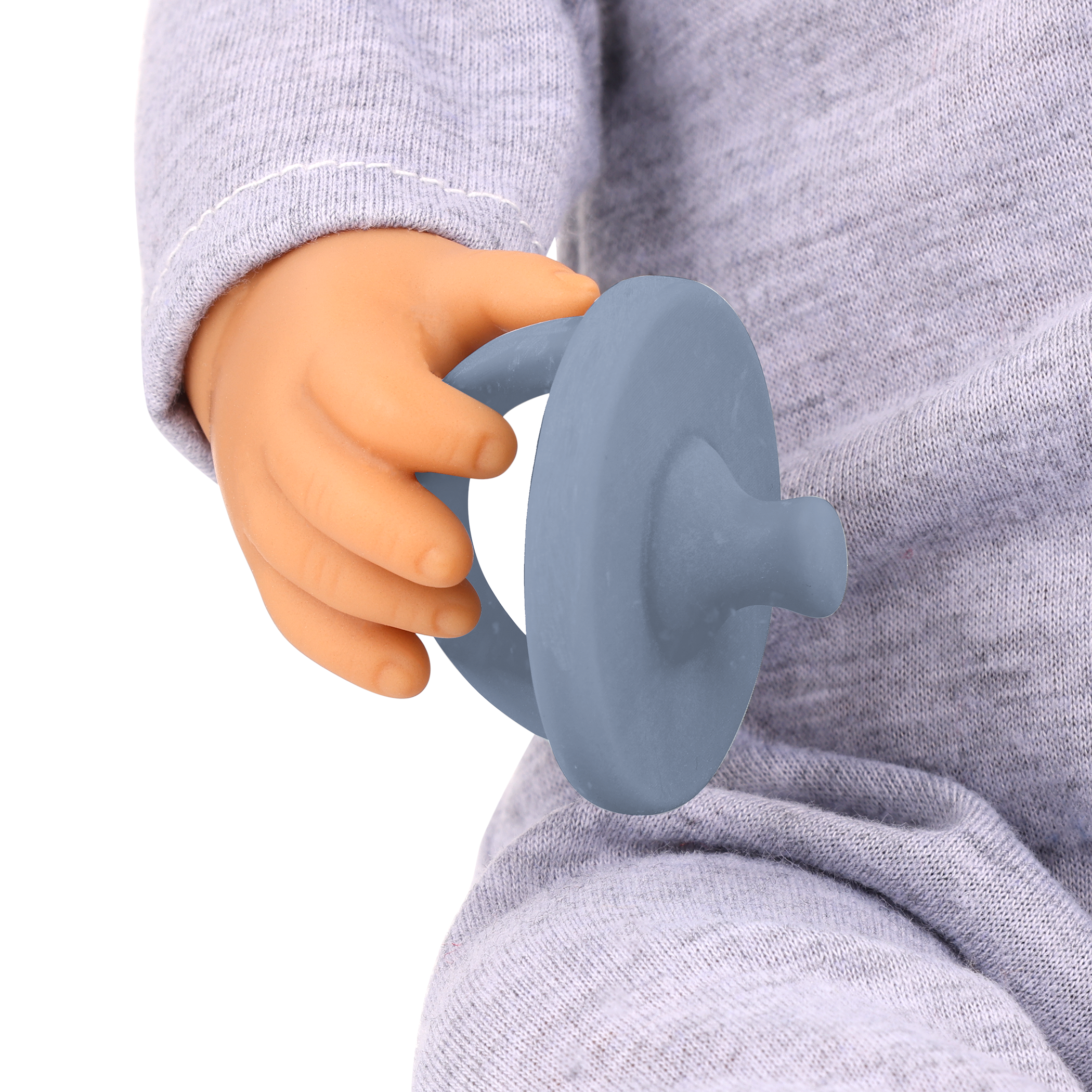 LullaBaby Boy Doll with Pacifier & Hat