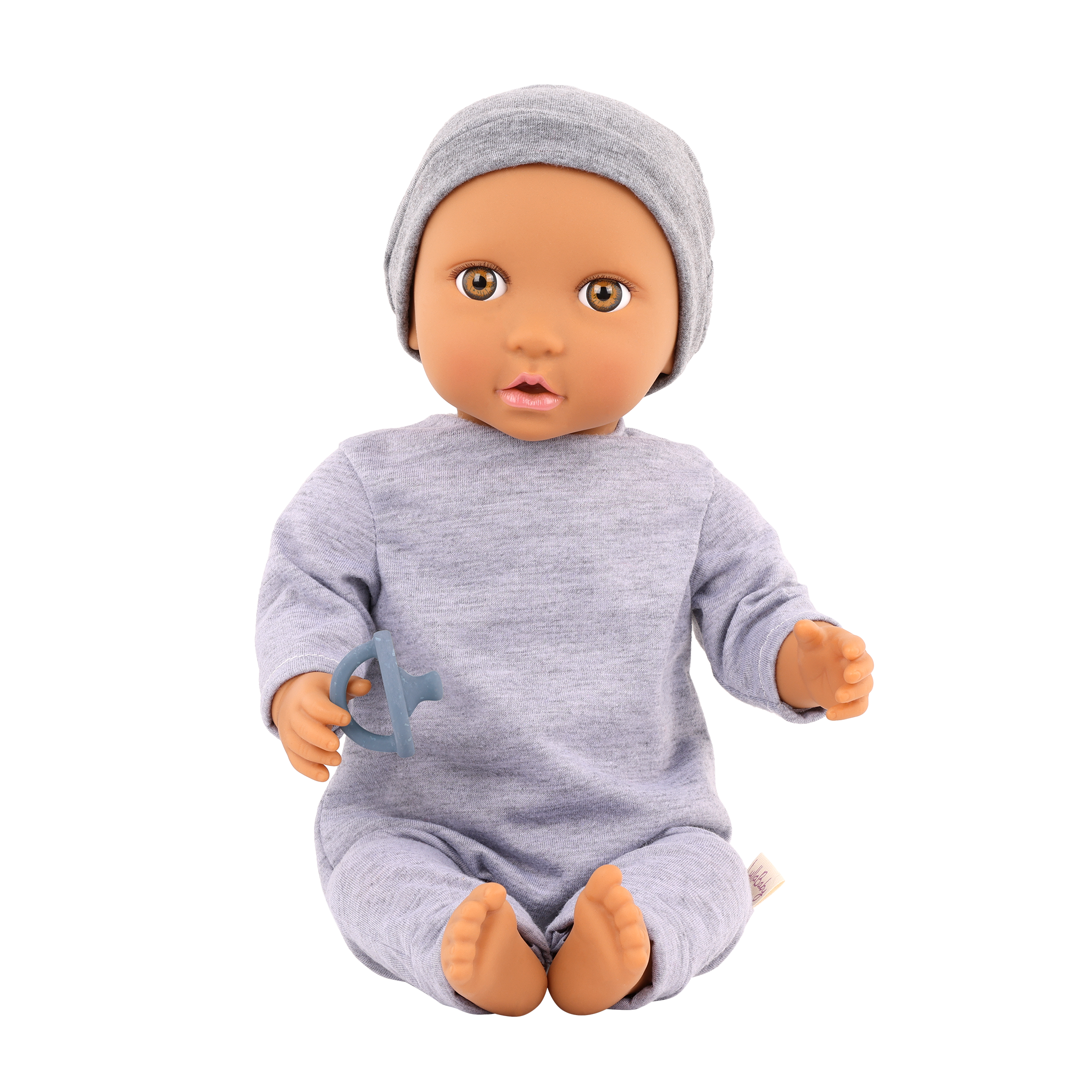LullaBaby Boy Doll with Pacifier & Hat