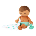 LullaBaby Boy Plush Bath Doll & Accessories