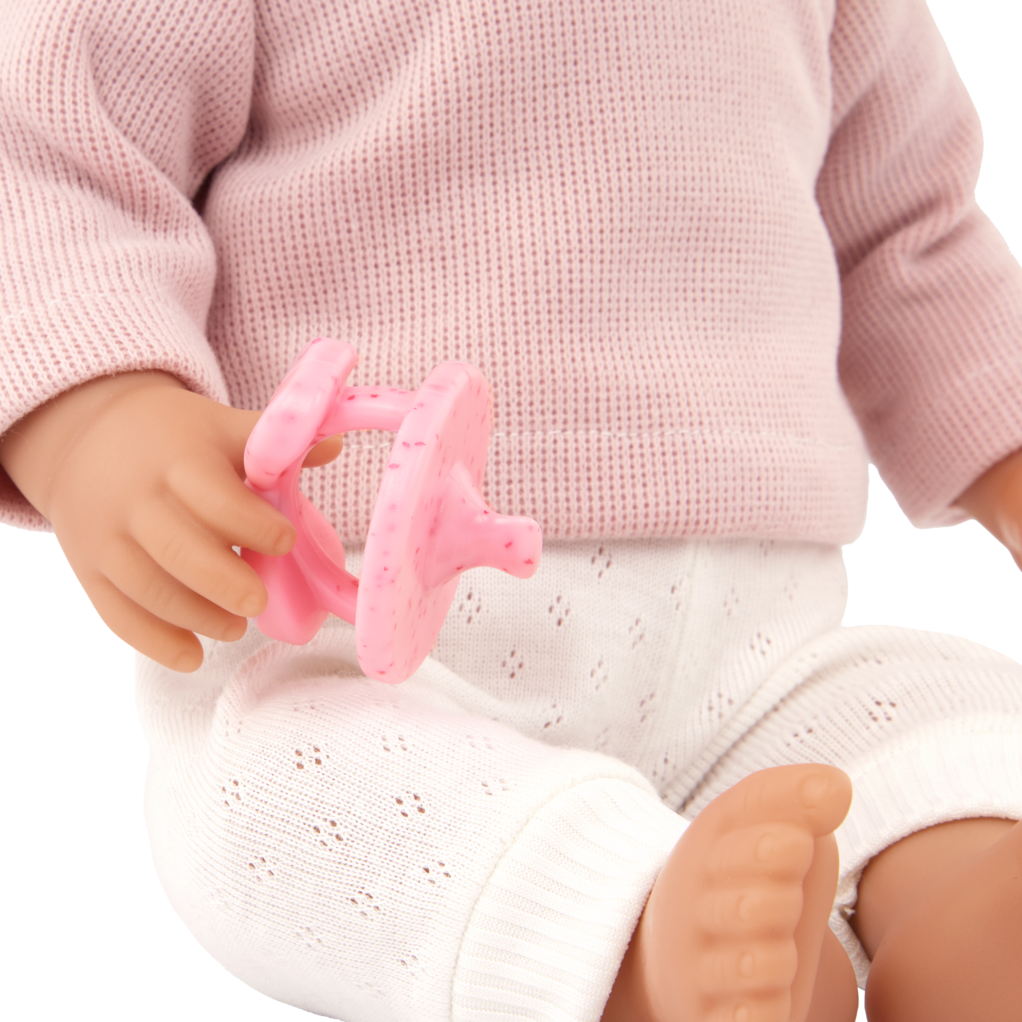 LullaBaby Doll & Pink Pacifier