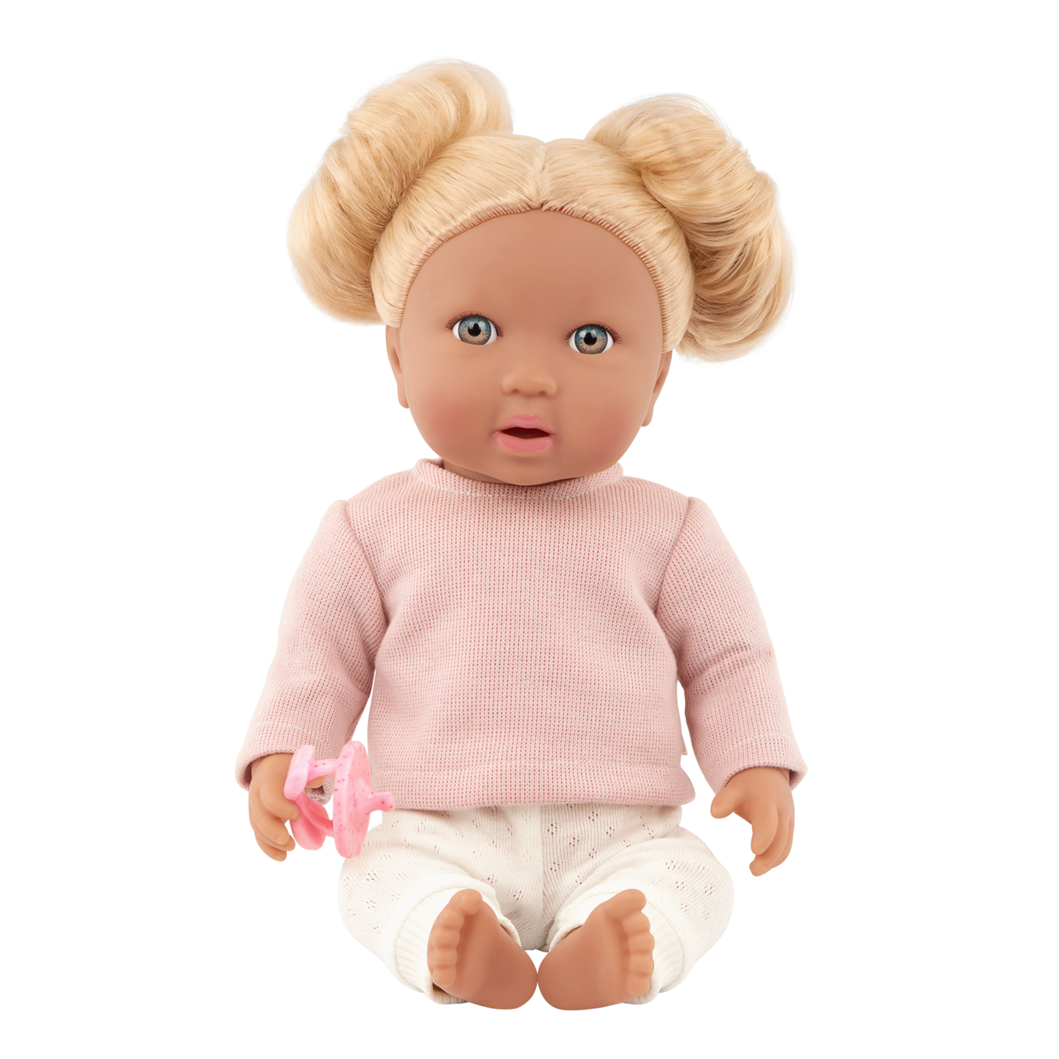 LullaBaby Doll & Pink Pacifier