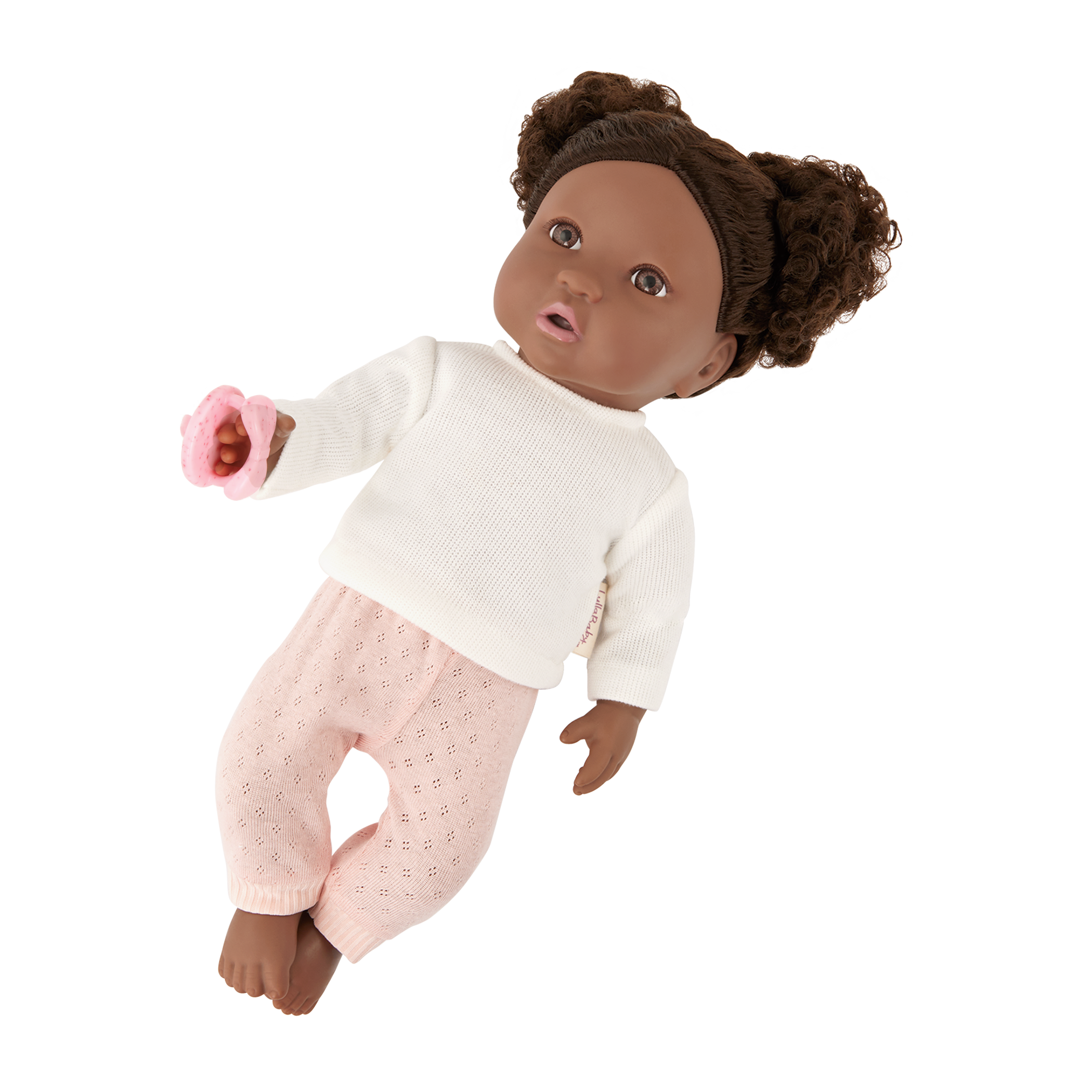LullaBaby Doll & Pink Pacifier