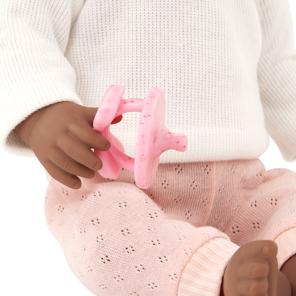 LullaBaby Doll & Pink Pacifier