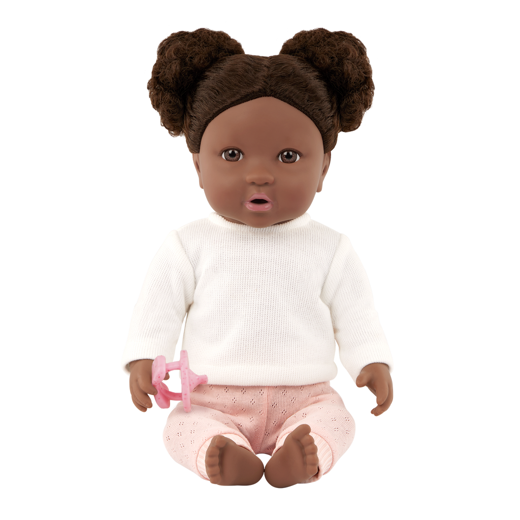 LullaBaby Doll & Pink Pacifier