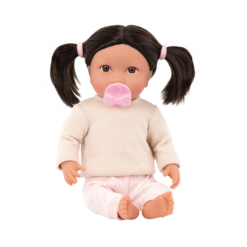 LullaBaby Doll & Pink Pacifier