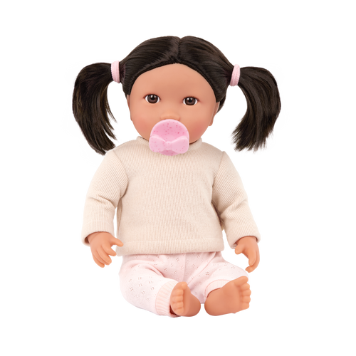 LullaBaby Doll & Pink Pacifier
