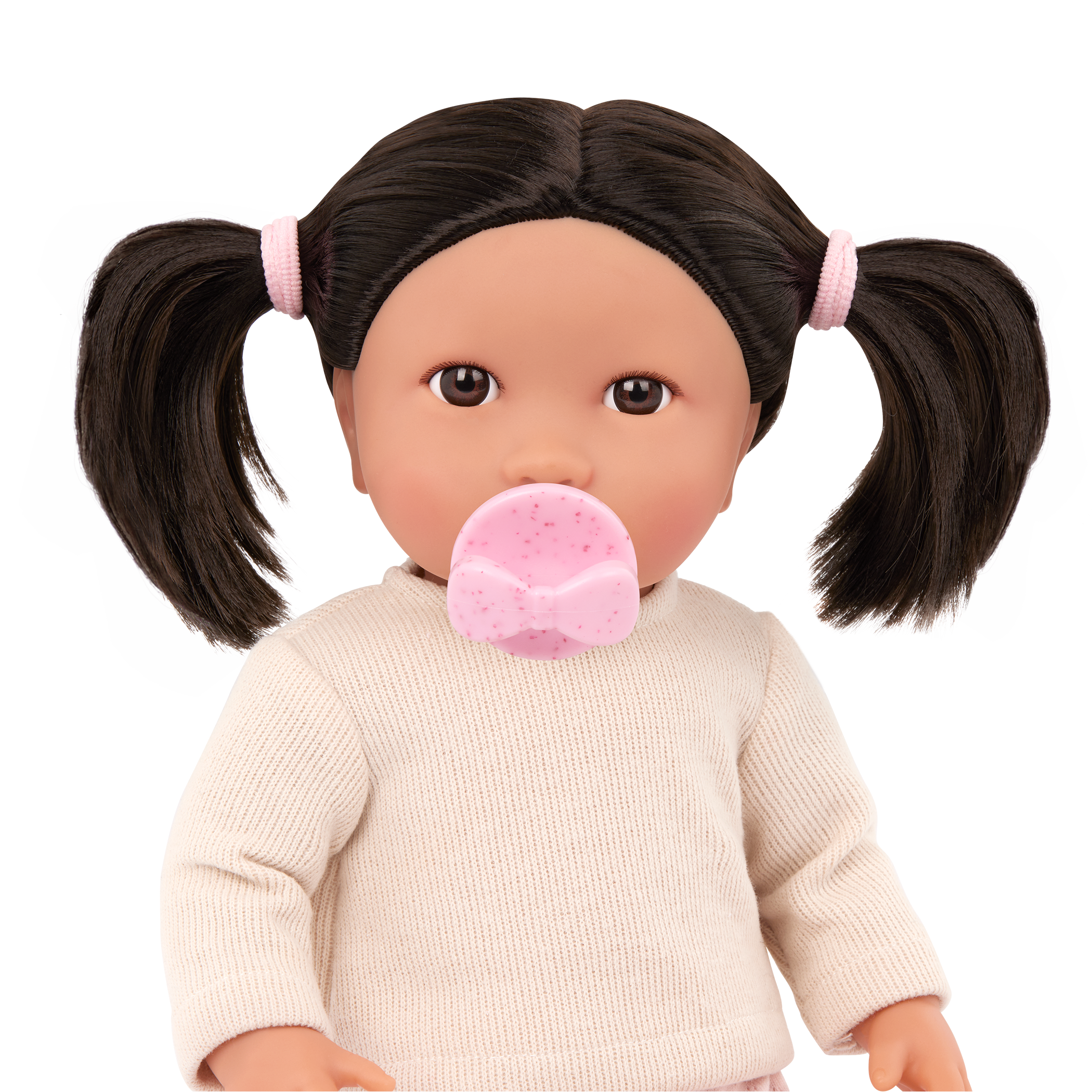 LullaBaby Doll & Pink Pacifier