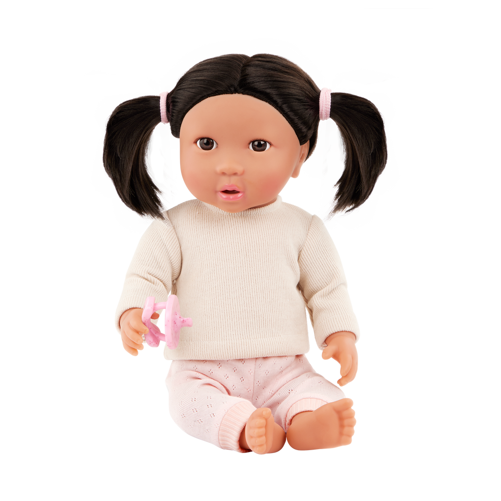 LullaBaby Doll & Pink Pacifier