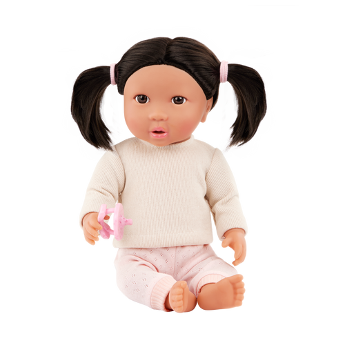 LullaBaby Doll & Pink Pacifier
