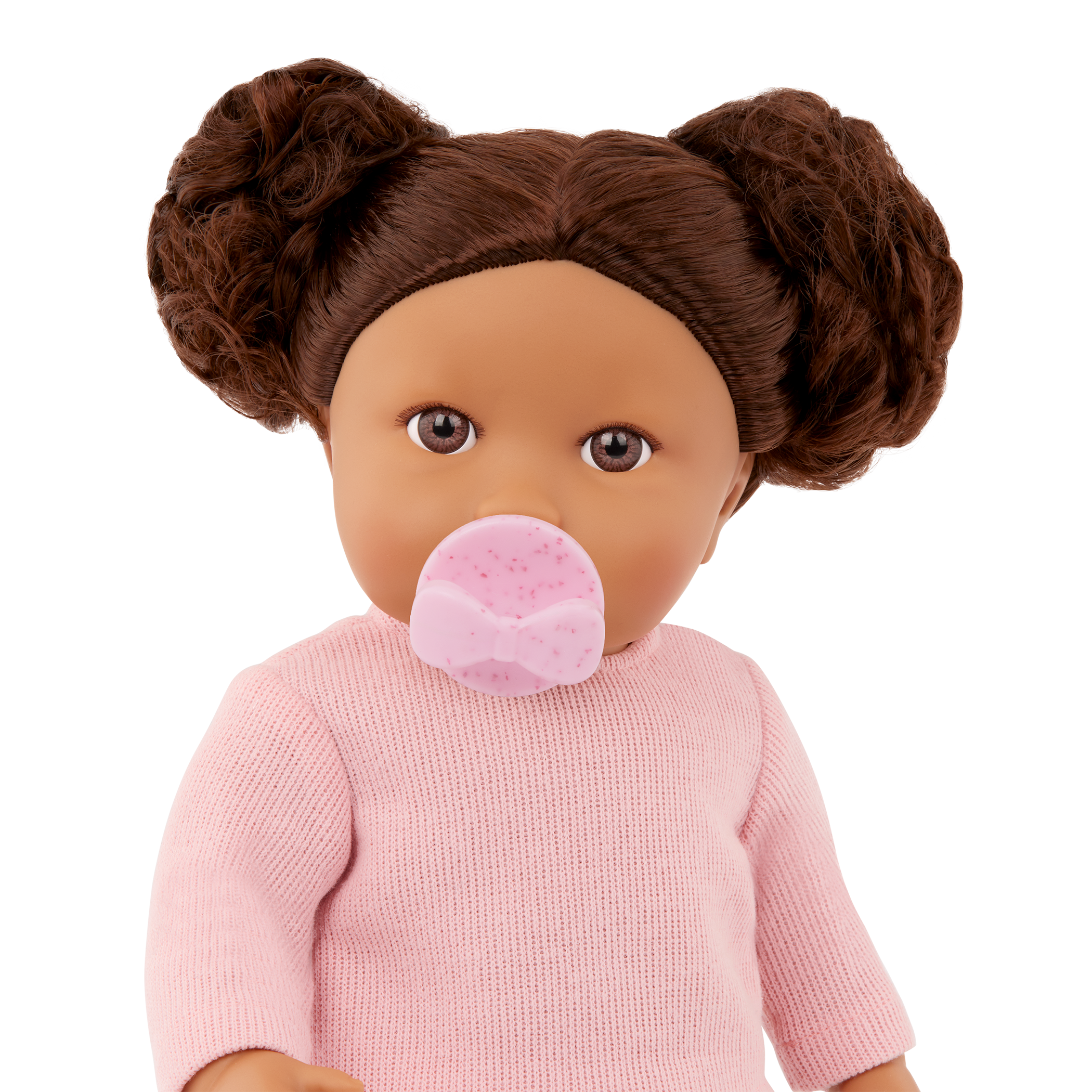 LullaBaby Doll & Pink Pacifier