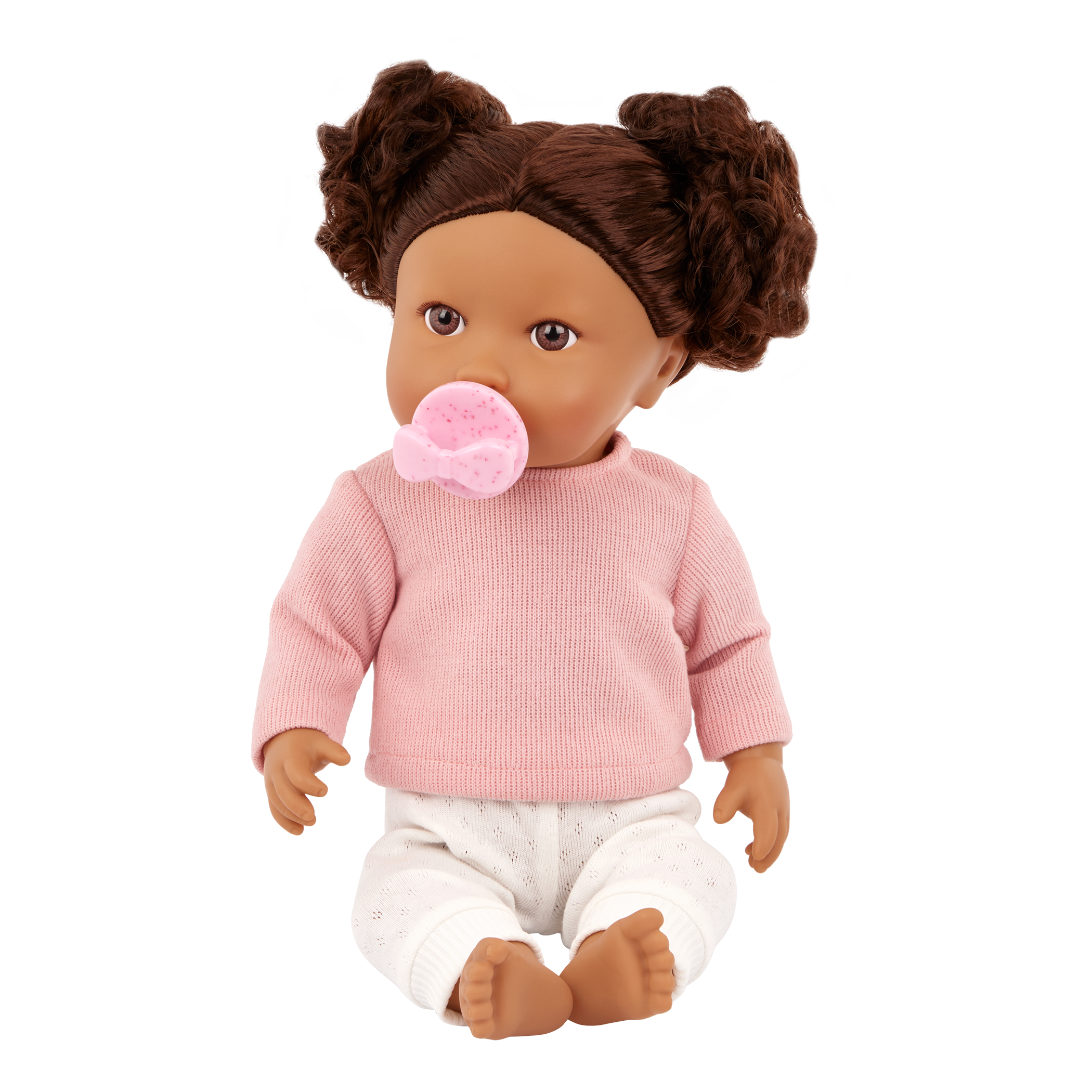 LullaBaby Doll & Pink Pacifier