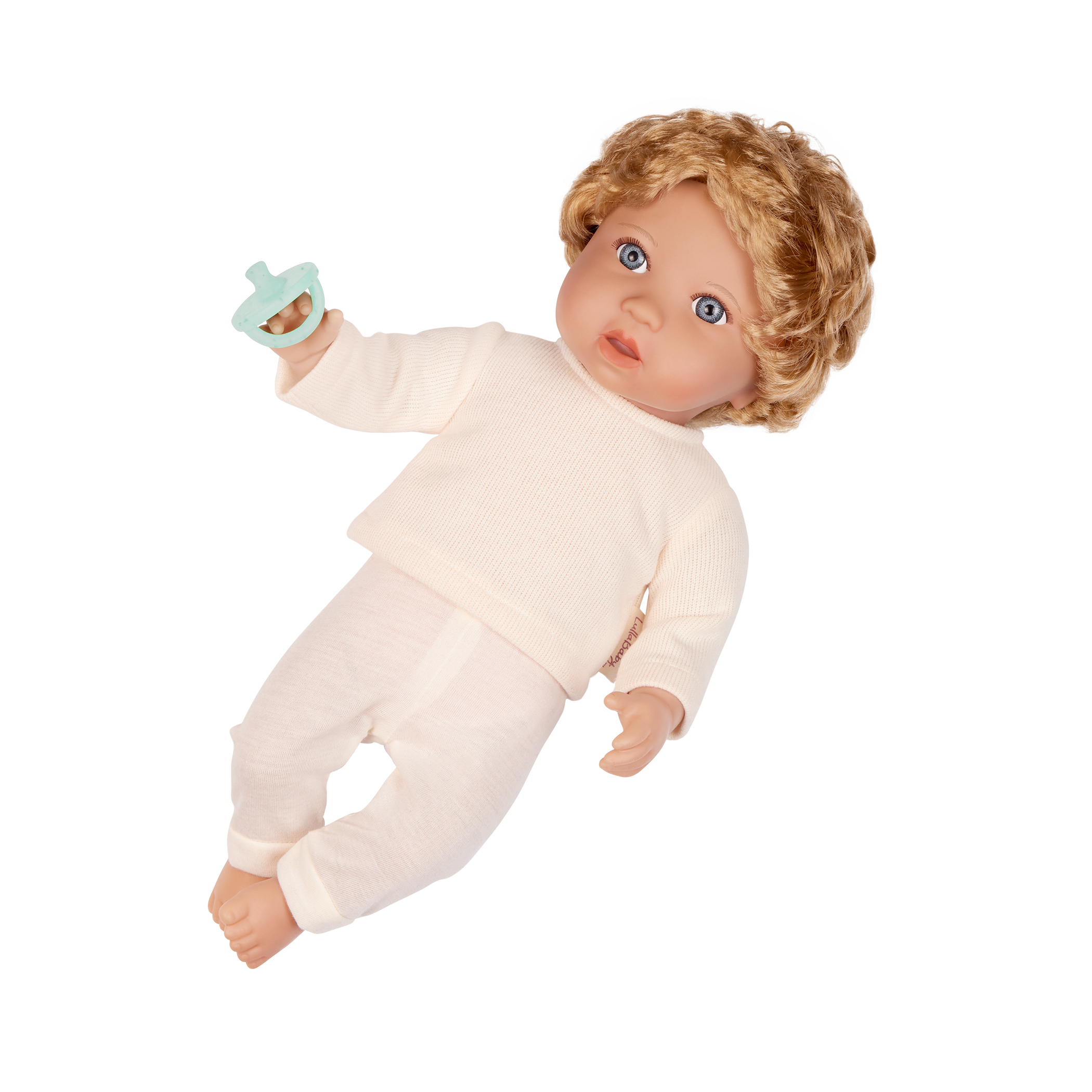 LullaBaby Doll & Green Pacifier