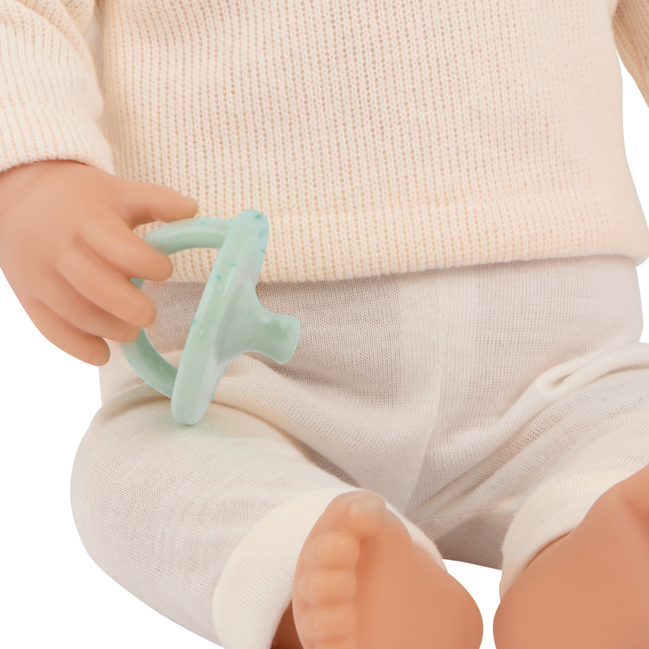 LullaBaby Doll & Green Pacifier