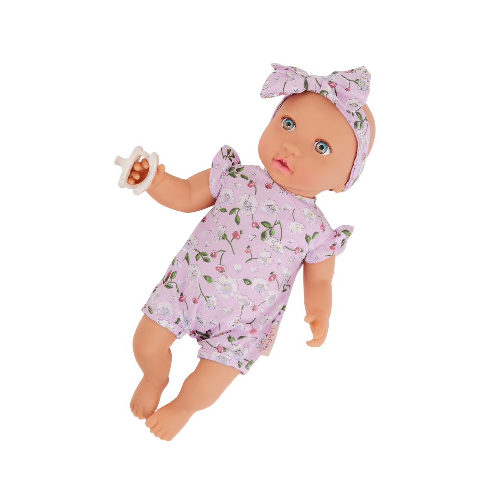 LullaBaby Doll in Floral Outfit