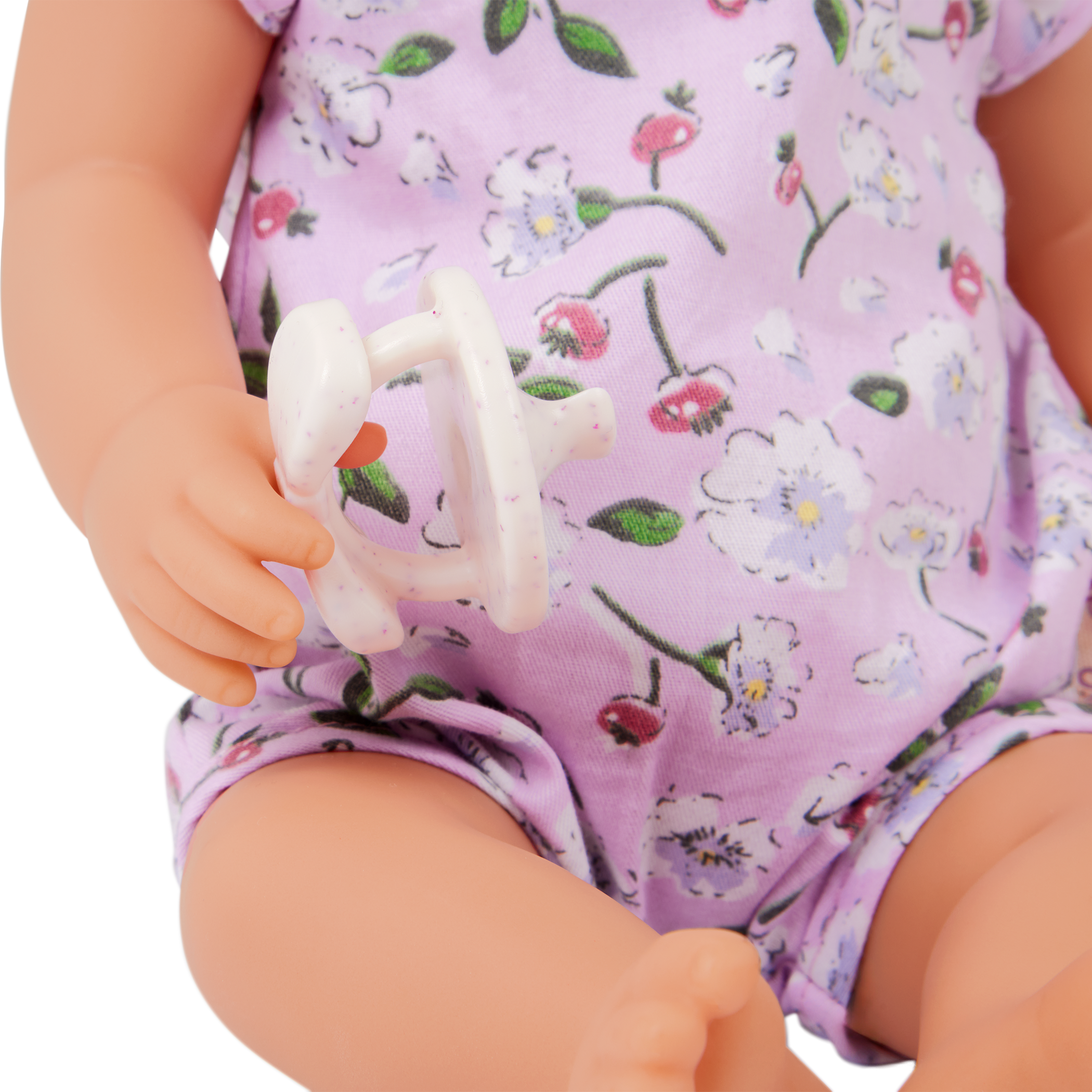LullaBaby Doll in Floral Outfit