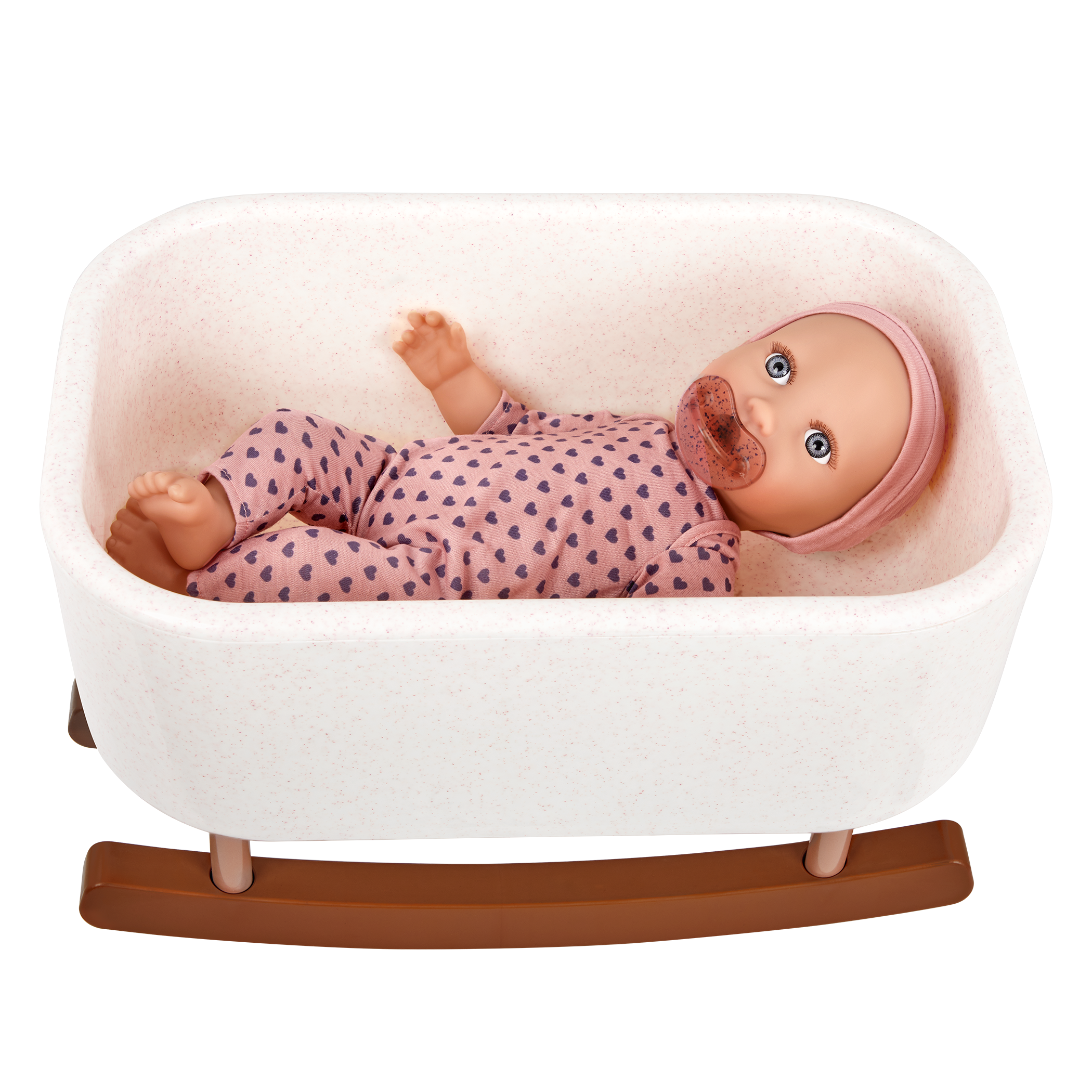 LullaBaby Doll & Bassinet Set