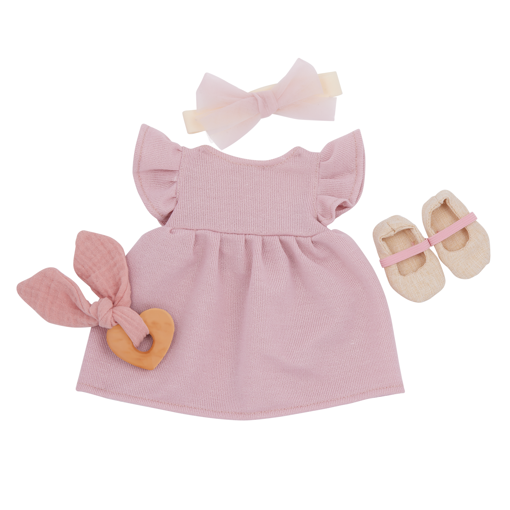 LullaBaby Doll Pink Dress Outfit