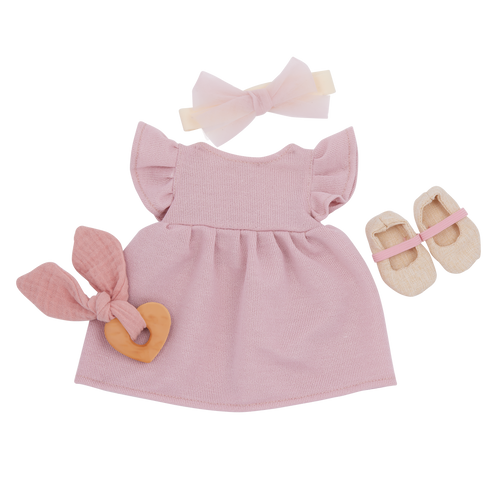 LullaBaby Doll Pink Dress Outfit