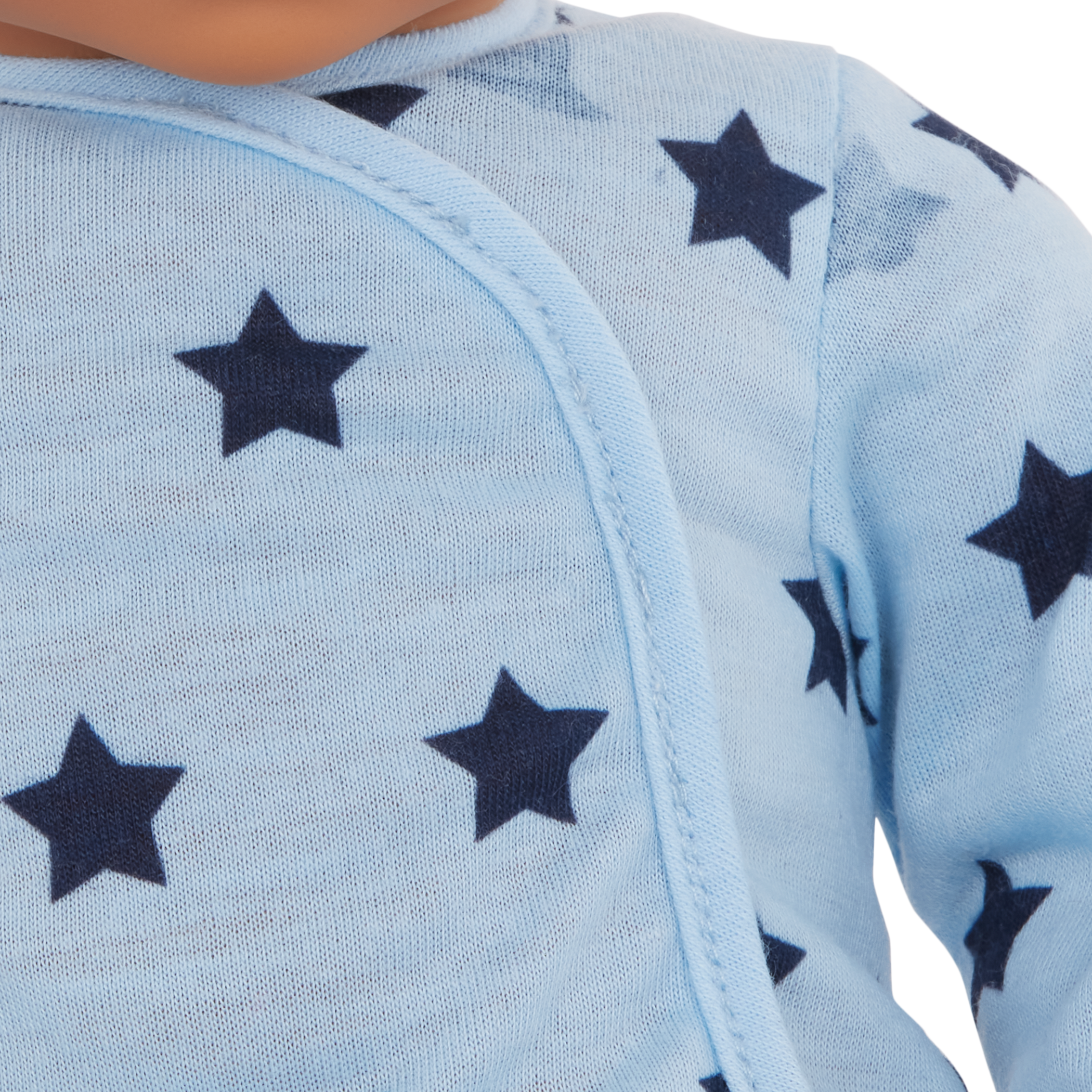LullaBaby Boy Doll Blue Pajama Outfit
