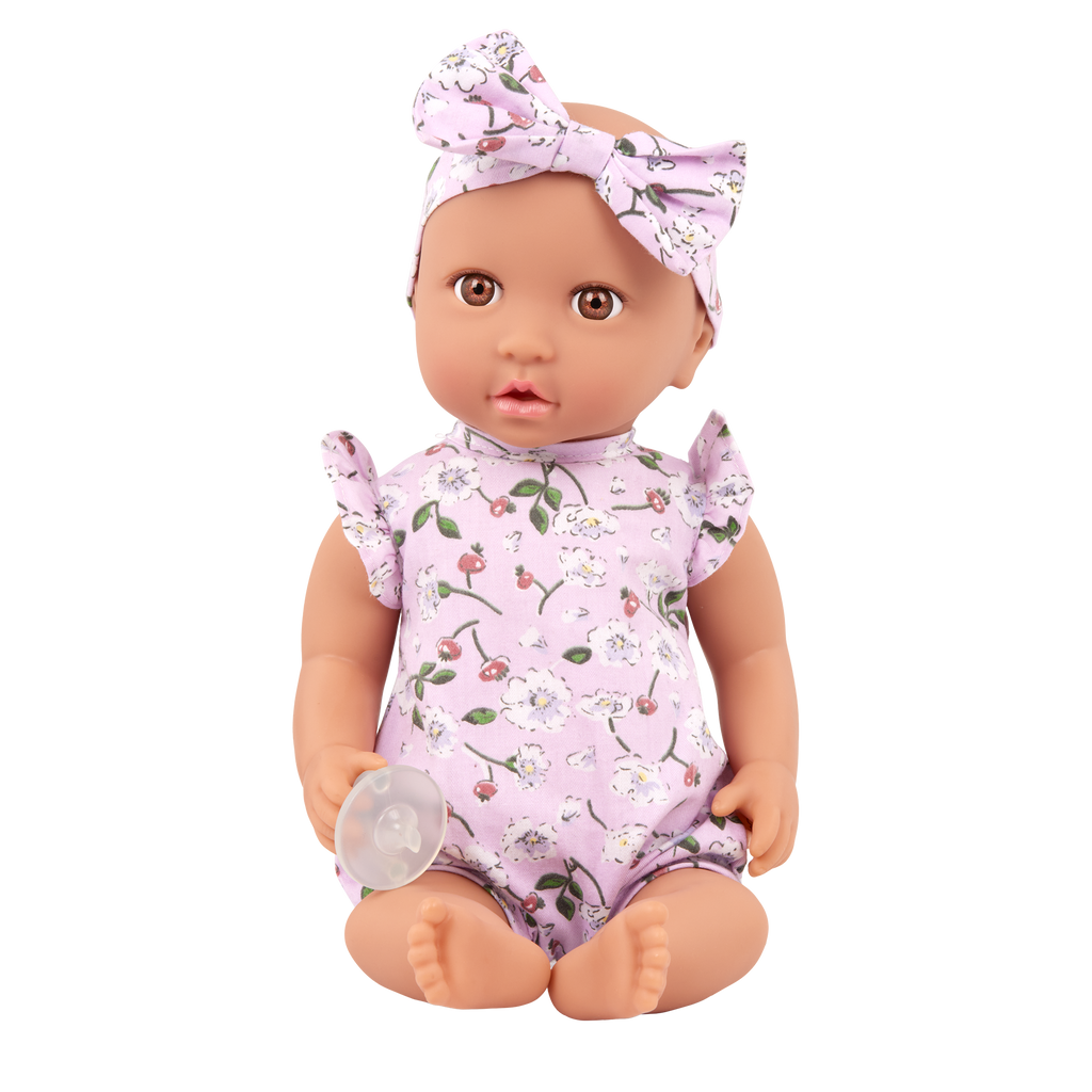 LullaBaby Doll & Plush Bassinet Set