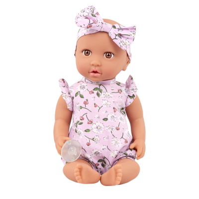 LullaBaby Doll & Plush Bassinet Set