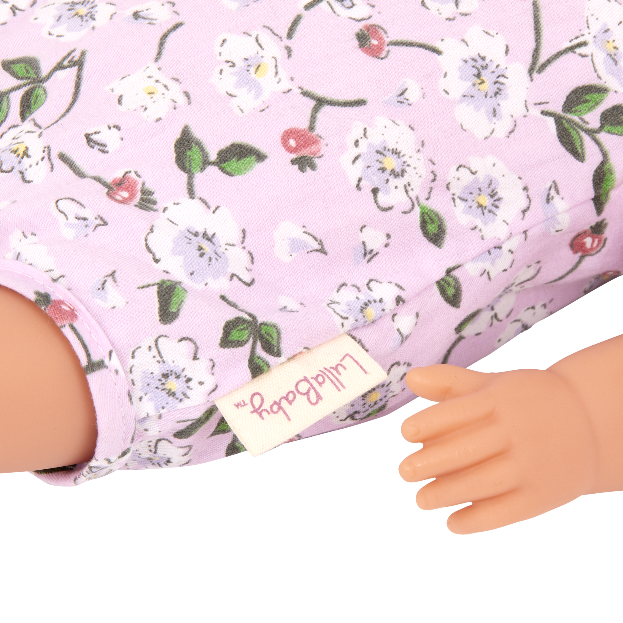 LullaBaby Doll & Plush Bassinet Set