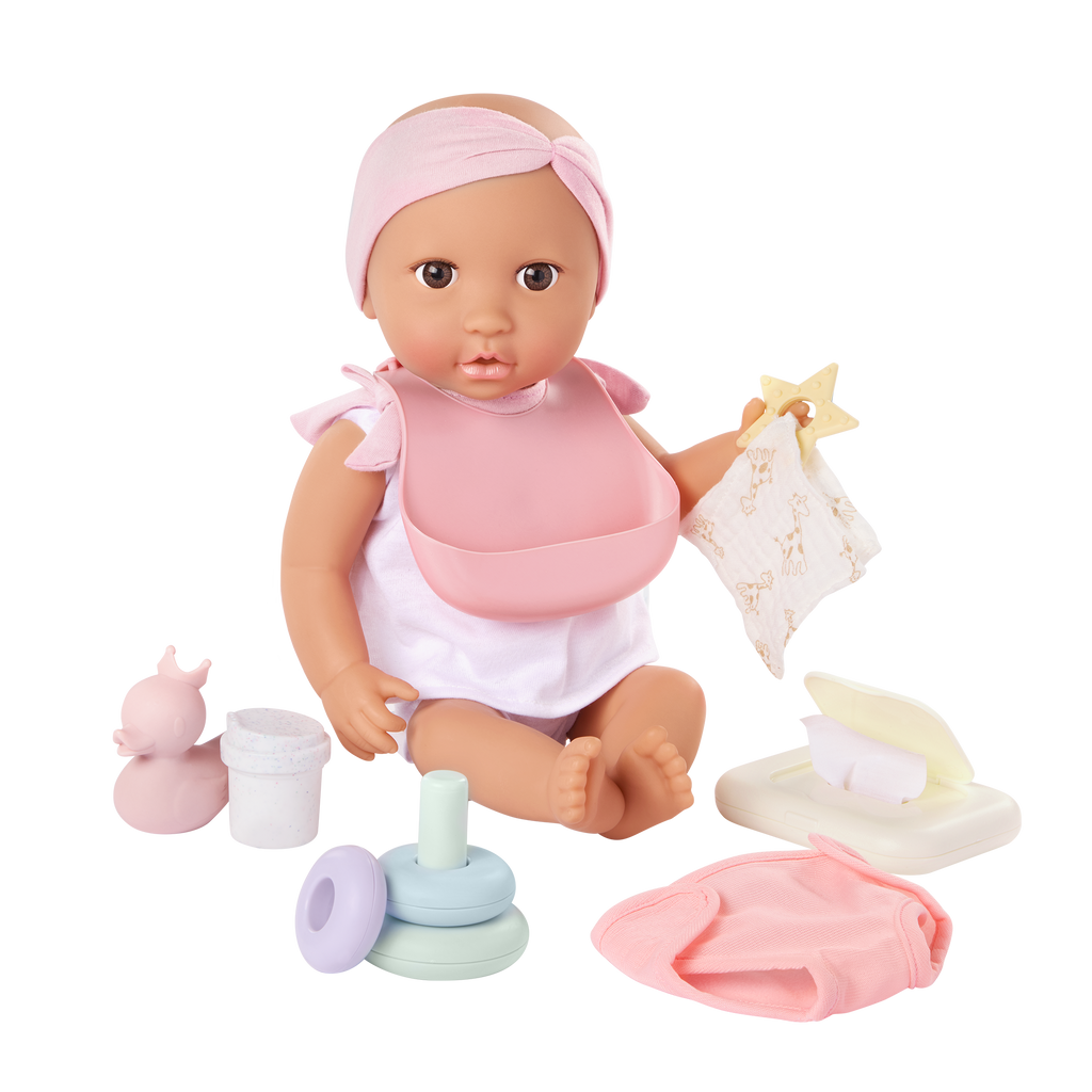 LullaBaby - Baby Doll & Jogging Stroller Set